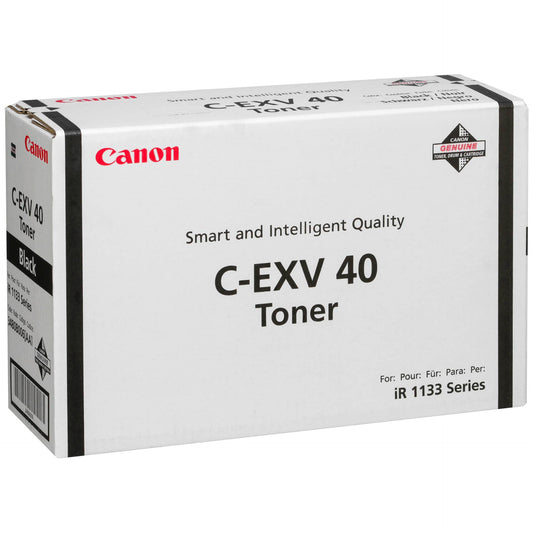 "حبر كانون C-EXV 40 أسود أصلي | 3480B006 | 6000 صفحة | لـ imageRUNNER 1133 | توصيل فوري من UnitedSystems"