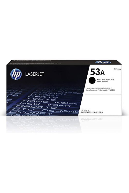 [أصلية 100%] خرطوشة حبر HP 53A (Q7553A) أسود – تصل إلى 3000 صفحة | متوافقة مع HP LaserJet P2015 / P2015n / P2015dn / P2015xحبر اتش بي TONER BH 53/49A