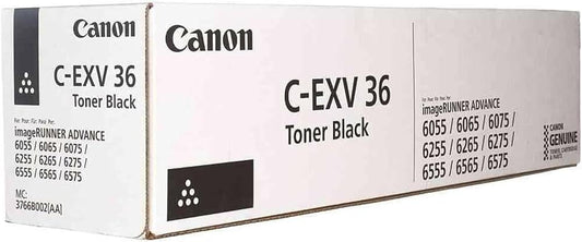 حبر كانون C-EXV 36 أصلي – أسود – إنتاجية 56,000 صفحة – متوافق مع imageRUNNER ADVANCE 6055/6065/6075 | UnitedSystems