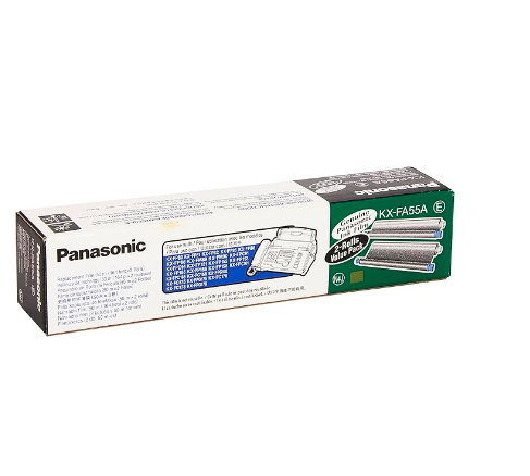 **خرطوشة حبر فاكس باناسونيك KX-FA55A أصلية – أسود – 300 صفحة – لطابعات الفاكس KX-FP151/205/215**