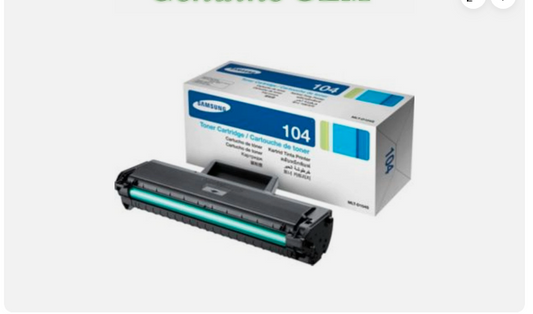 خرطوشة حبر سامسونج الليزرية الأصلية MLT-D104L – أسود – عالية السعة – متوافقة مع طابعات ML-1040 / ML-1042 / SCX-3200