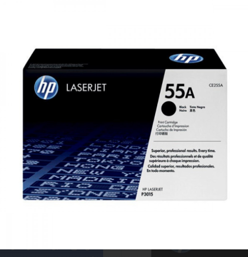 خرطوشة HP الأصلية 55A (CE255A) – طباعة احترافية تدوم حتى 6000 صفحة!حبر طابعة اتش بي HQ 55A HP