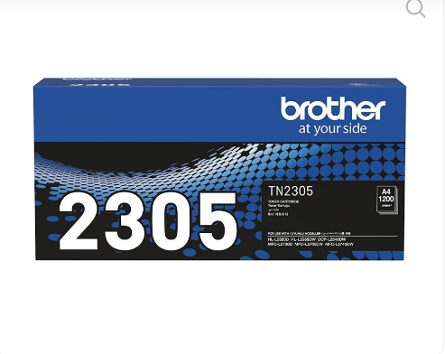 **خرطوشة حبر Brother TN-2305 الأصلية – أسود – تصلح لطابعات HL-L2320D / MFC-L2700DW – طباعة واضحة حتى 1200 صفحة**حبر طابعة براذار اصلي TN 2305