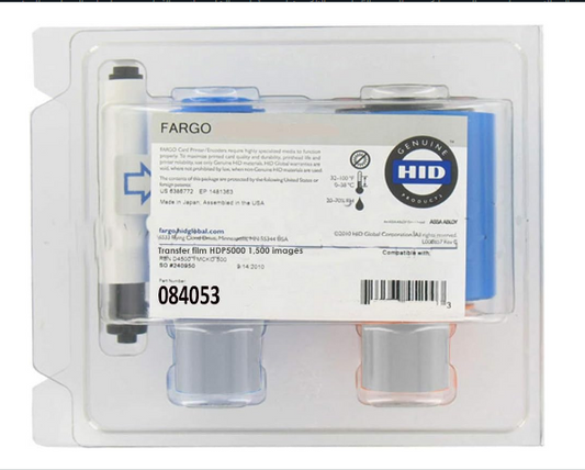 فيلم نقل أصلي فارجو HDP5000 – يطبع حتى 1500 بطاقة | RIB-84053 | ضمان الجودة من UnitedSystemsحبر طابعة فارجو  FARGO DTC5000 Resin Ribbon