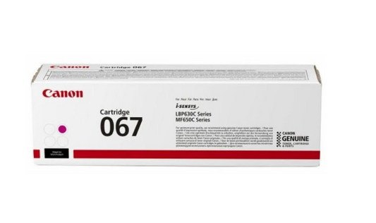 حبر كانون الأصلي 067 أحمر (Magenta) – أداء احترافي وثبات لوني يدومحبر طابعة كانون احمر CANON 067 AVE-TECH
