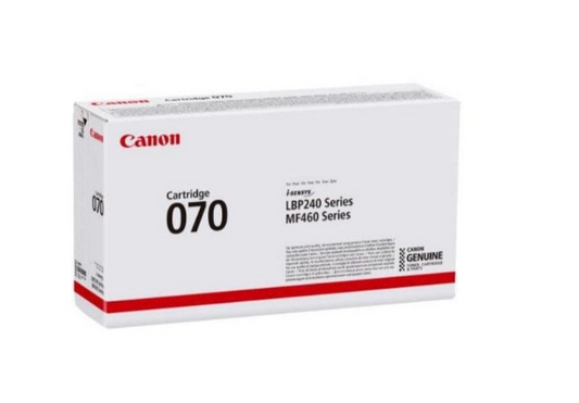 خرطوشة حبر كانون الأصلية CRG-070 BK أسود – 3000 صفحة – متوافقة مع LBP243 / MF461 / MF463 / MF465 – UnitedSystems