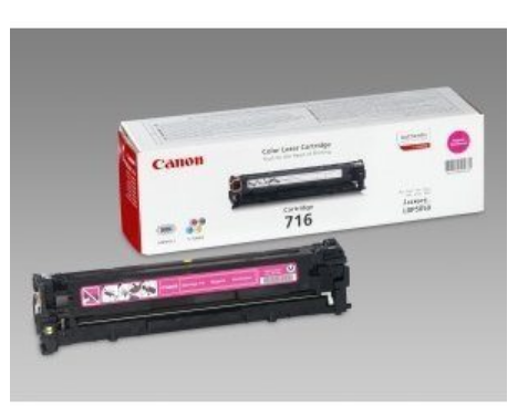 خرطوشة حبر كانون ماجنتا أصلية TYPE-716 – عائد 1500 صفحة – أداء احترافي بلا حدودحبر كانون 716 احمر