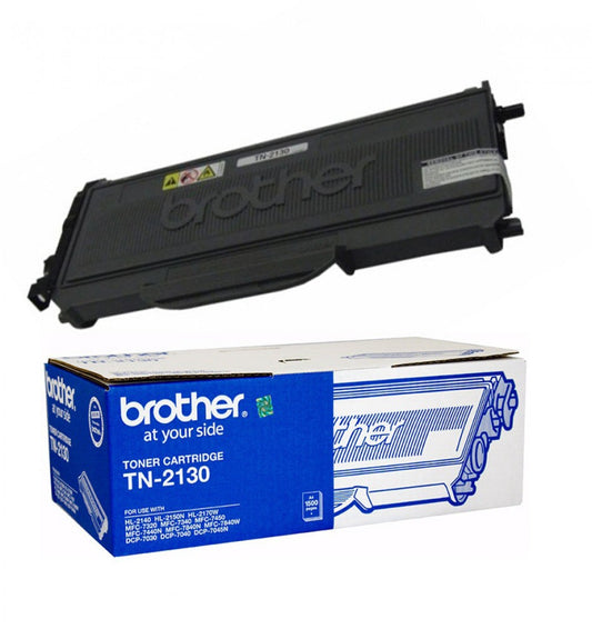 خرطوشة تونر أصلية Brother TN-2130 سوداء – تصل إلى 2500 صفحة | متوافقة مع HL-2140, MFC-7840N, DCP-7030حبر HQ TN بروذر 2130