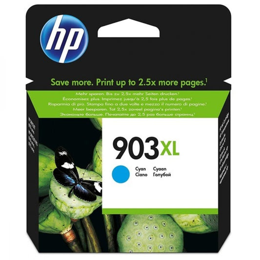 خرطوشة حبر HP 903XL أصلية - لون أزرق سماوي (Cyan) - تصلح لـ OfficeJet Pro 6970/6960 | حتى 825 صفحة | إنتاجية عالية | UnitedSystems