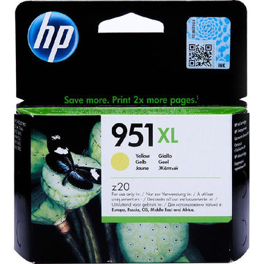 خرطوشة حبر HP 951 XL أصفر أصلية - إنتاجية 1500 صفحة - متوافقة مع Officejet Pro 8600/8620 | UnitedSystems