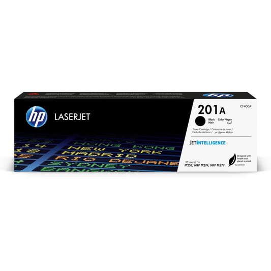 خرطوشة حبر HP 201A CF400A أصلية – أسود | تصل إلى 1,420 صفحة | متوافقة مع M252 وM277 | صنع في تركياحبر اتش بي اصلي  اسود HP 201A-CF400A