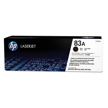 خرطوشة HP 83A CF283A أصلية أسود | تصل إلى 1500 صفحة | متوافقة مع HP LaserJet Pro M201dw, M127fw, M604, M630 | UnitedSystems