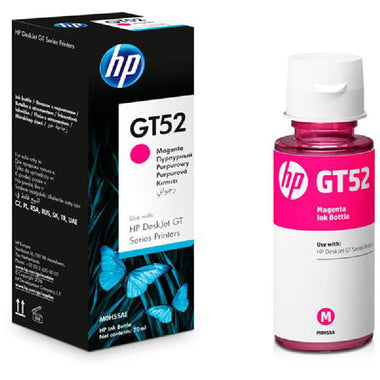 حبر HP GT52 أرجواني أصلي 70 مل – إنتاجية تصل إلى 8000 صفحة | متوافق مع HP DeskJet GT 5810 / 5820 / 5822 | من UnitedSystems