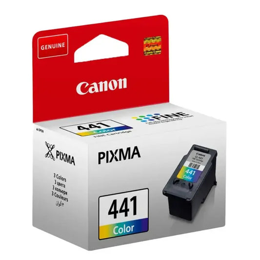 خرطوشة حبر طابعة كانون ملون أصلي Canon CL-441 Tri-Color PIXMA (5221B001AA)