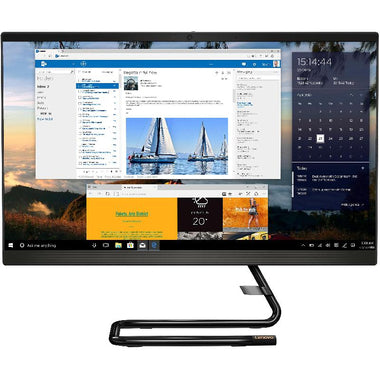 كمبيوتر شامل لينوفو Lenovo IdeaCentre A340 All-in-One | معالج انتل جيل 10 | شاشة 23.8 بوصة FHD | رام 4 جيجابايت | هارد 1 تيرابايت HDD | كمبيوتر والدراسة