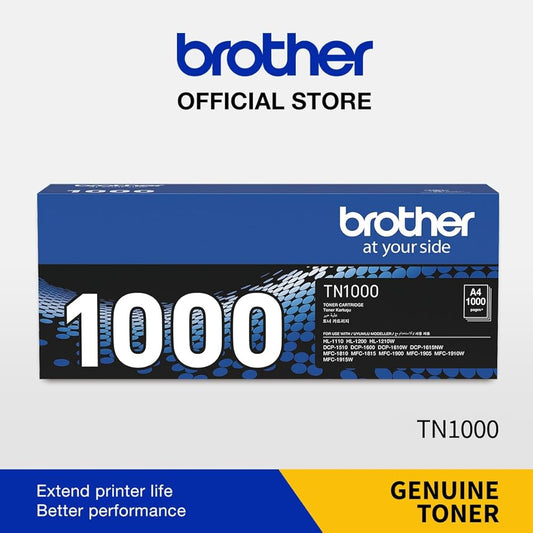 خرطوشة تونر Brother TN-1000 أصلية – أسود | 1000 صفحة | متوافقة مع HL-1110, MFC-1810, DCP-1510 وغيرها | ضمان الأصالة | توصيل سريع من UnitedSystemsحبر HQ TN 1000 بروذر