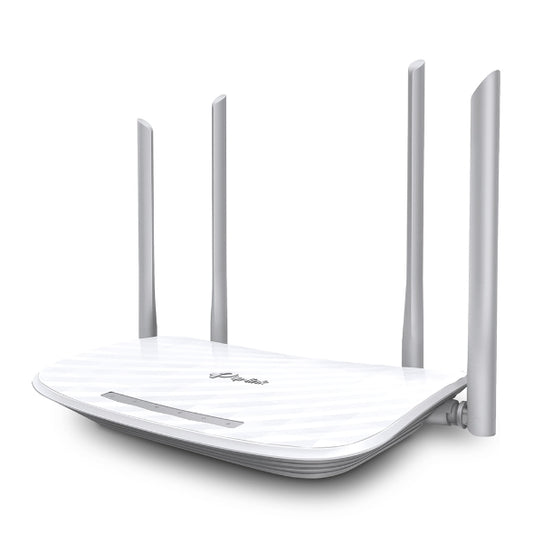 تاب لينك  TP LINK AC1200  WIF DUAL BAND ROUTR C50   موزع إنترنت لاسلكي تي بي لينك Archer C50 | اشتراك AC1200 ثنائي النطاق | 4 هوائيات تغطية مكاتب ومنازل وكفالة عامين