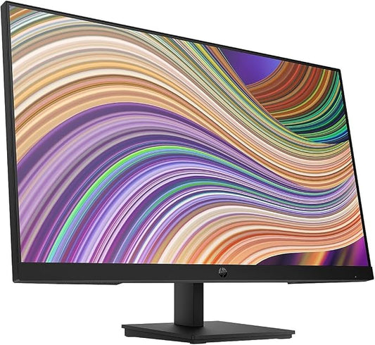 شاشة اتش بي 27 بوصة HP MORNITOR LED SE  -شاشة كمبيوتر HP P27 G5 IPS مقاس 27 بوصة | دقة Full HD | معدل تحديث 100 هرتز انسيابي | سماعات داخلية وحامل هيدروليك كامل التدوير