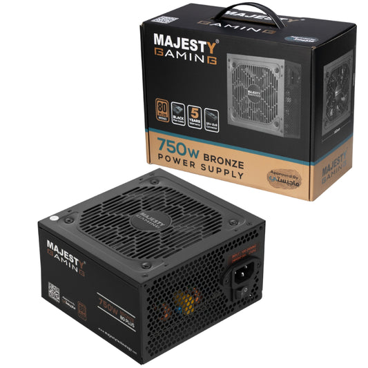 بور سبلاي ماجستي MAJESTY POWER 80PLUS 750W-80 PLUS BRONZE
