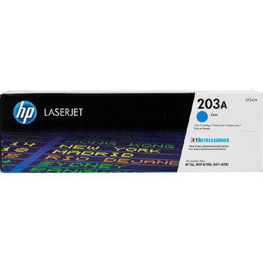 **HP 203A سيان أصلي CF541A – خرطوشة حبر ليزر ملون بسعة 1300 صفحة | متوافقة مع HP M254dw, M281fdw, M280nw**حبر اتش بي ازرق AVE-TECH -541A- 203A