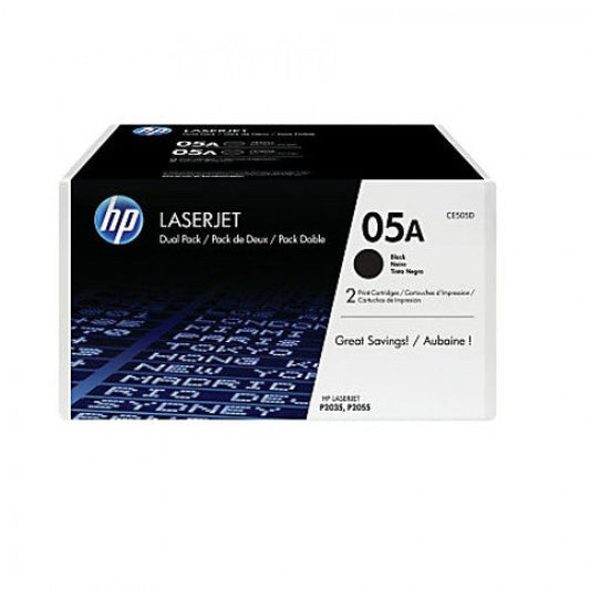 خرطوشة HP 50A أصلية CE505A سوداء – 2300 صفحة | متوافقة مع P2035, P2055d, P2055dn | UnitedSystemsحبر HQ 05A