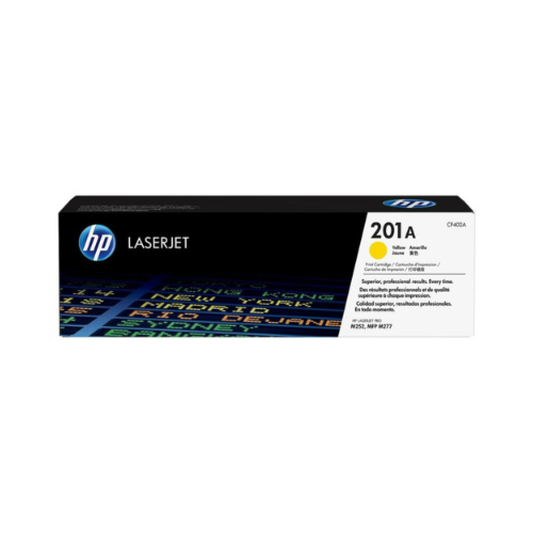 حبر HP 201A أصفر أصلي CF402A – إنتاجية 1400 صفحة | متوافق مع M252n, M277dw | أصلي 100% من UnitedSystems