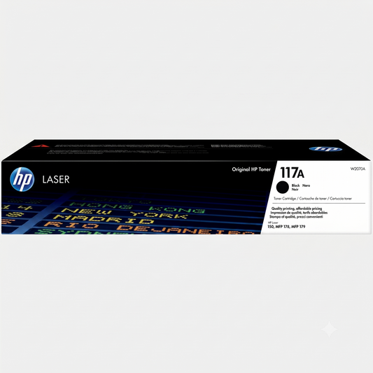 🖤 خرطوشة حبر ليزر إتش بي أصلي HP 117A Black