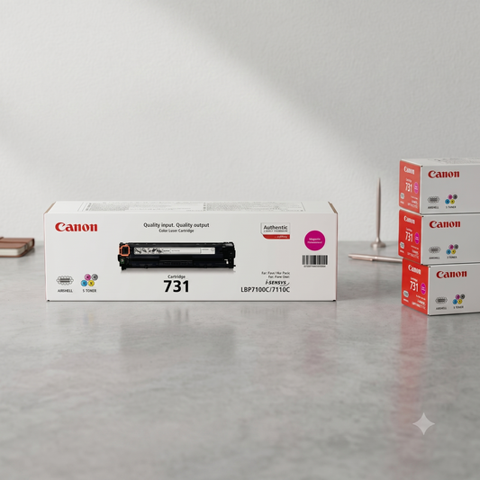 خرطوشة حبر Canon 731 أرجواني (أحمر) أصلية - ألوان فائقة الدقة من شركة United Systems
