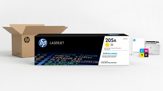 خرطوشة حبر HP 205A Yellow (CF532A) - أصلية ليزر - متوافقة مع طابعات Color LaserJet Pro
