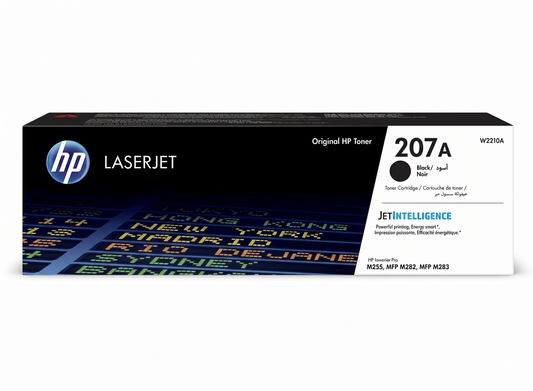 خرطوشة حبر ليزر إتش بي أسود أصلي HP 207A Black (W2210A) لطابعات Color LaserJet Pro
