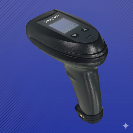 قارئ باركود   SCNER Uniscan UNS-5320R WI FI 2Dقارئ باركود لاسلكي ثنائي الأبعاد UNS-5320R 2D عالي الدقة مع قاعدة شحن ذكية