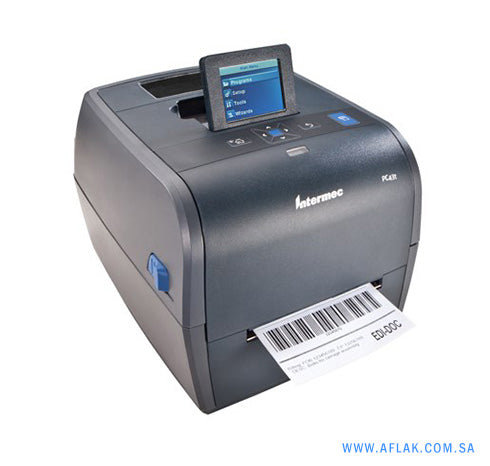 طابعة باركود INTERMEC BARCOD  PRINTER PC43Tطابعة الملصقات المكتبية Intermec PC43T | دقة 203 نقطة | نقل حراري/مباشر | شاشة LCD + منفذ LAN