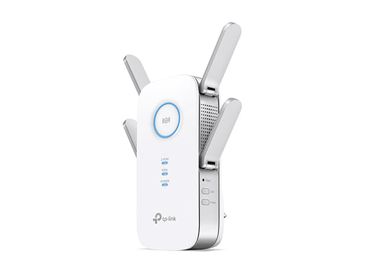 تبلينك TP LINK  RANGE EXTENDAR  AC2600 R650     موسع نطاق واي فاي تي بي لينك AC2600 ثنائي النطاق مع هوائيات ومنفذ خارجي جيجابت - موسع نطاق TP-Link