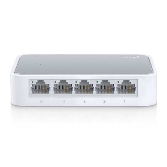 سويتش تاب لينك 5 بورت 10/100    سويتش مكتبي تي بي لينك TP-Link TL-SF1005D ذو 5 منافذ بسرعة 10/100 ميجا بت في الثانية | موزع شبكات سلكي وصامت