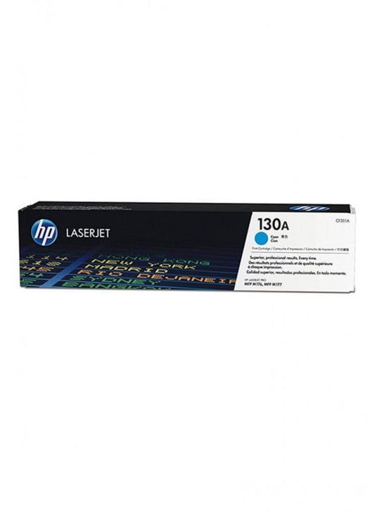 خرطوشة حبر HP أصلية CF351A سماوي (130A) – إنتاجية 1000 صفحة – متوافقة مع M177FW، M176N | UnitedSystems
