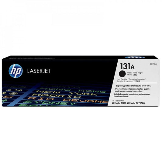 ### **HP 131A CF210A خرطوشة حبر أسود أصلية – تصل إلى 1600 صفحة | متوافقة مع HP Color LaserJet Pro M251/M276 - بسعر حصري من UnitedSystems**