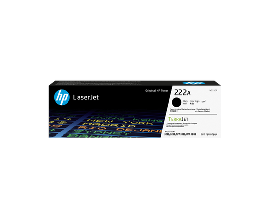 خرطوشة حبر HP 222A أسود الأصلي (W2220A) - تقنية TerraJet من United Systems
