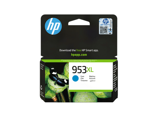 خرطوشة حبر HP 953XL أصلية عالية الإنتاجية - لون ازرق | F6U16AE | تصلح لـ OfficeJet Pro 7720, 7740, 8700 | من UnitedSystems