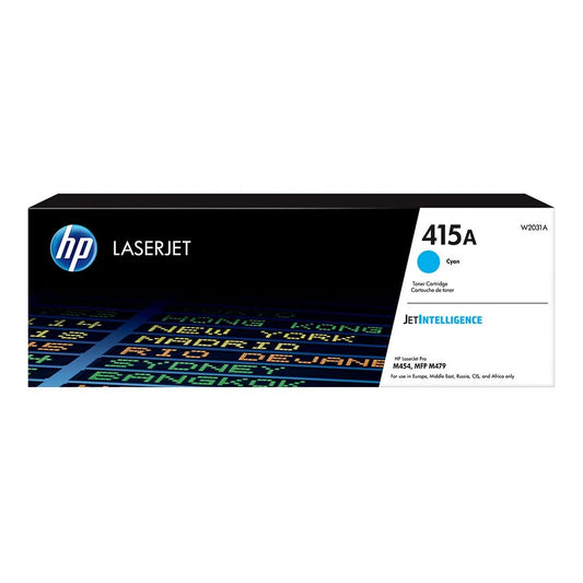 خرطوشة حبر HP 415A أزرق سيان الأصلي (W2031A) - أداء احترافي من United