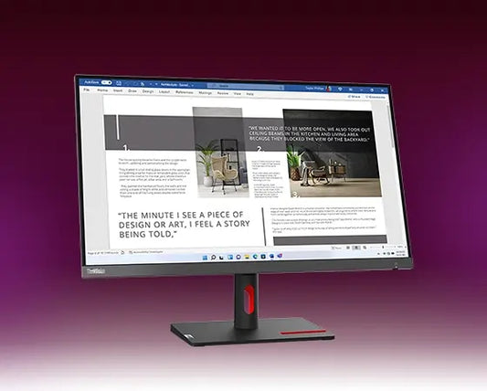 MONITOR LENOVO S27i–27 IPS PANEL 27.  VGA / HDMI. 63DFKAT4UK