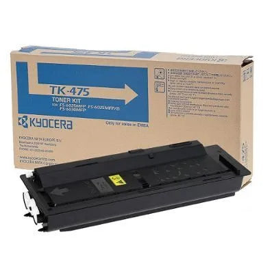 خرطوشة كيوسيرا TK-475 باللون الأسود الأصلية – إنتاجية عالية (15000 صفحة) ورأس فائق التوهج من شركة يونايتد سيستمز
