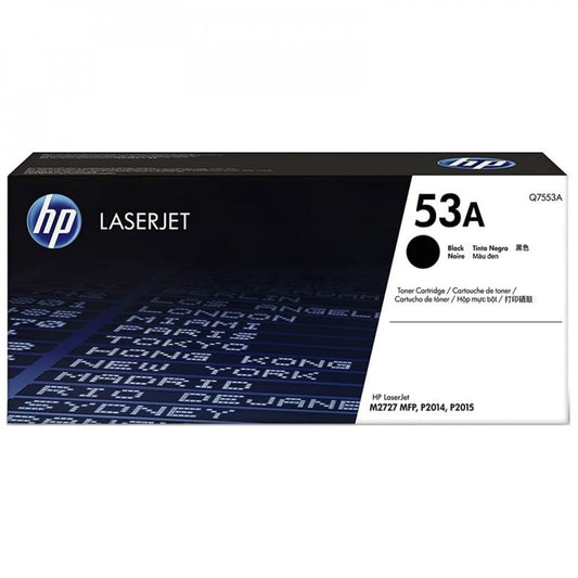 حبر HP 53A Q7553A أسود أصلي – يطبع 2000 صفحة – لطابعات ليزر برو M1217 / P1102 / M1536