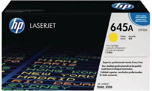 ### 🖨️ **HP 645A أصفر أصلي C9732A – خرطوشة حبر ليزر 12,000 صفحة | ضمان الجودة من UnitedSystems**حبر TRT C9732 اصفر