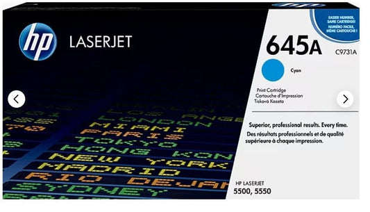 خرطوشة حبر HP 645A زرقاء أصلية C9731A – تصل إلى 23,000 صفحة | UnitedSystems