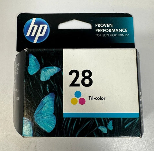 خرطوشة حبر HP 28 ثلاثية الألوان أصلية – C8728AN | حتى 240 صفحة | متوافقة مع DeskJet, OfficeJet, حبر HP اصلي 28 ملونPSC