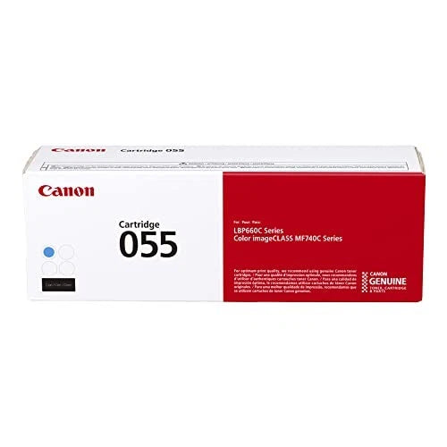 خرطوشة حبر Canon 055 سماوي أصلية (سماوي) – طباعة ليزرية متميزة من يونايتد سيستمز