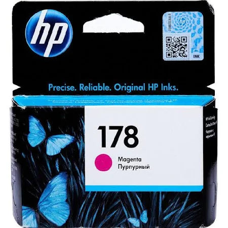 خرطوشة حبر HP أصلية CB319HE باللون الأحمر – إنتاجية 200 صفحة – متوافقة مع طابعات PhotoSmart B8553, C5383, D5463 وغيرهاحبر Hp أصلي أحمر 178