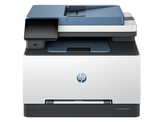 طابعة اتش بي ليزر ملون  HP MFP M3303 FDW 5*1طابعة إتش بي Color LaserJet Pro MFP 3303fdw ملونة 4 في 1 | طباعة مزدوجة تلقائية + سرعة 26 صفحة/دقيقة + شاشة لمس