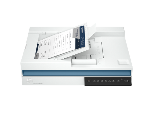 اسكانر اتش بي SCACJET PRO 2600 F1ماسح ضوئي هجين HP ScanJet Pro 2600 f1 ملون تلقائي ADF وسطح ودقة 1200 dpi